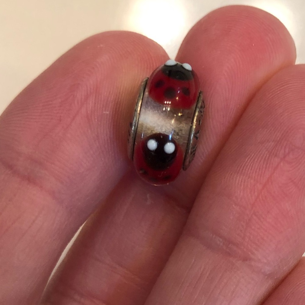 Pandora glass bead charm